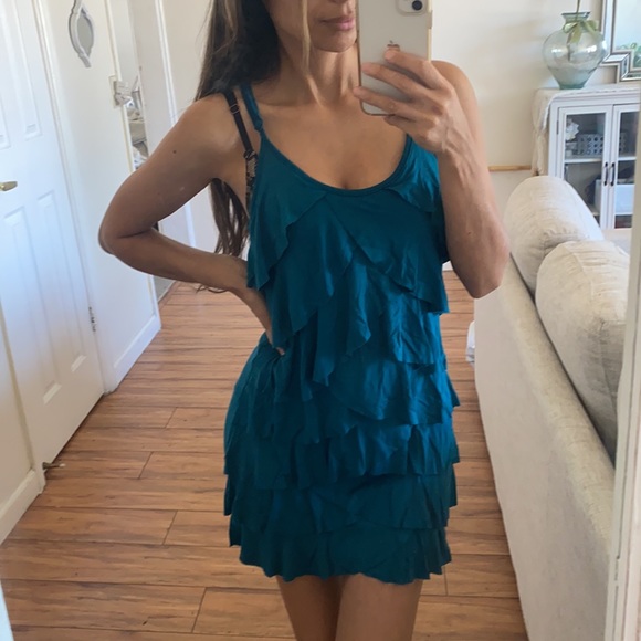 🪞 layered ruffle mini dress - Picture 5 of 6